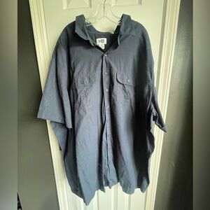 Men's Navy Button-Up Shirt